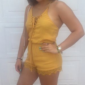Yellow romper